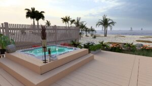 Photo of a backyard design Sarasota