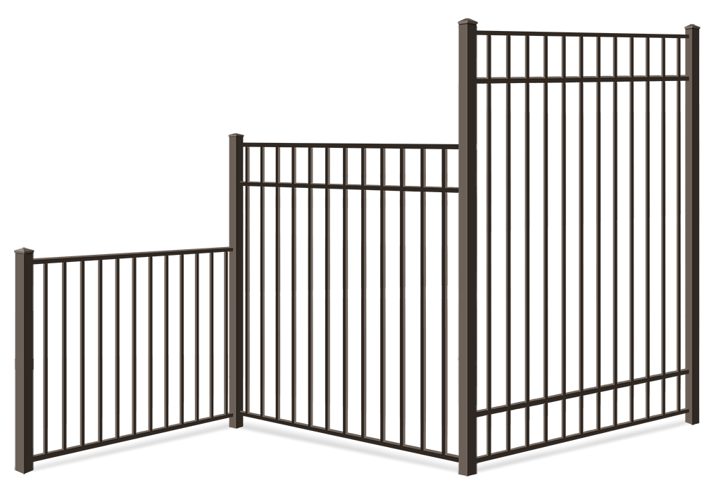 Aluminum fence height options Sarasota