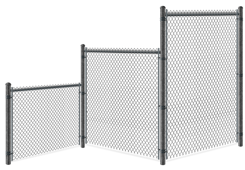 Chain Link fence height options Sarasota