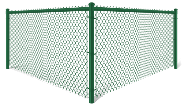 Green Chain Link fence contractor in Sarasota