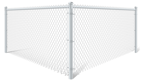 White Plastic Coated Chain Link fence contractor in Sarasota