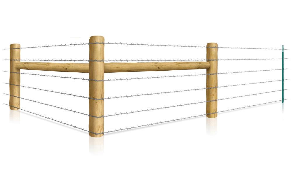 Farm property-line fencing in Sarasota Florida