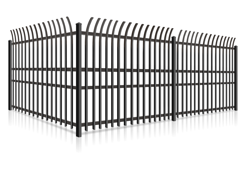 Commercial Wrought Iron fence installation for the Sarasota area.