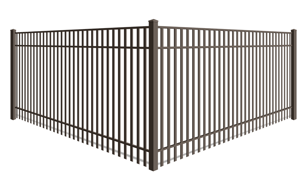 Commercial Wrought Iron fence installation for the Sarasota area.