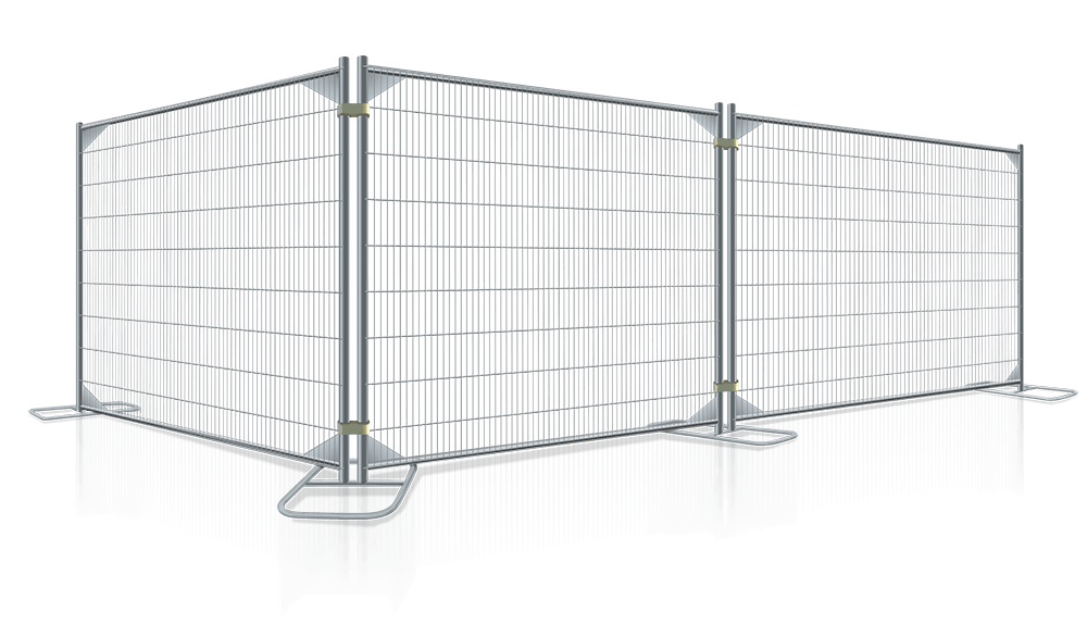 Temporary fence installation for the Sarasota area.