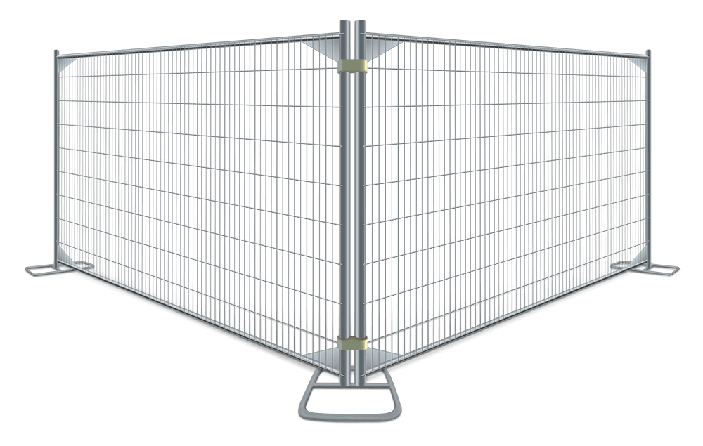 Temporary fence installation for the Sarasota area.