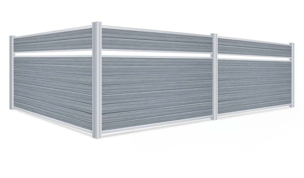 Residential Composite Fence installation for the Sarasota area.