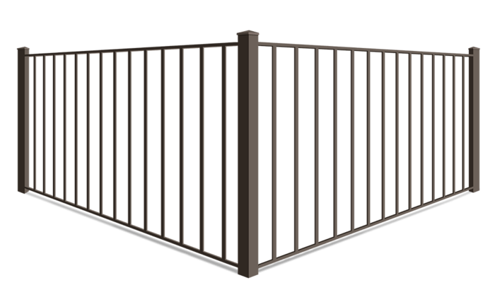 2 Rail aluminum fence company in Sarasota