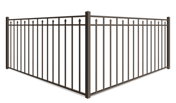 Alternating Extended Pickets aluminum fence company in Sarasota