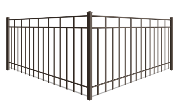 Alternating Picket Flat Top aluminum fence company in Sarasota