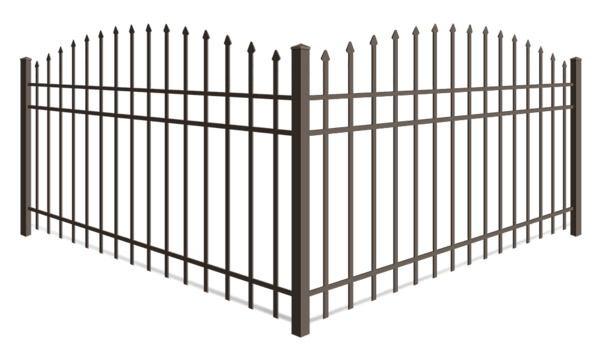 Arched Top aluminum fence company in Sarasota