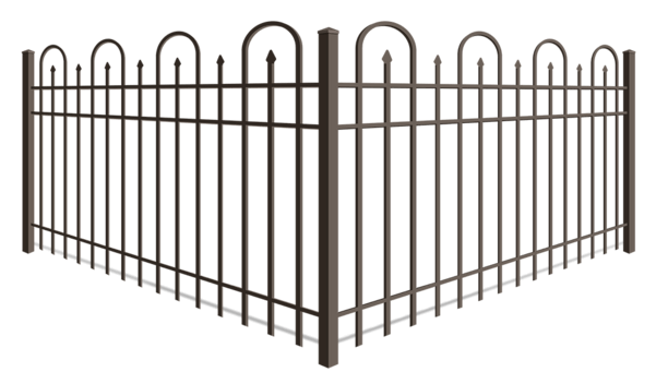 Looped Picket aluminum fence company in Sarasota