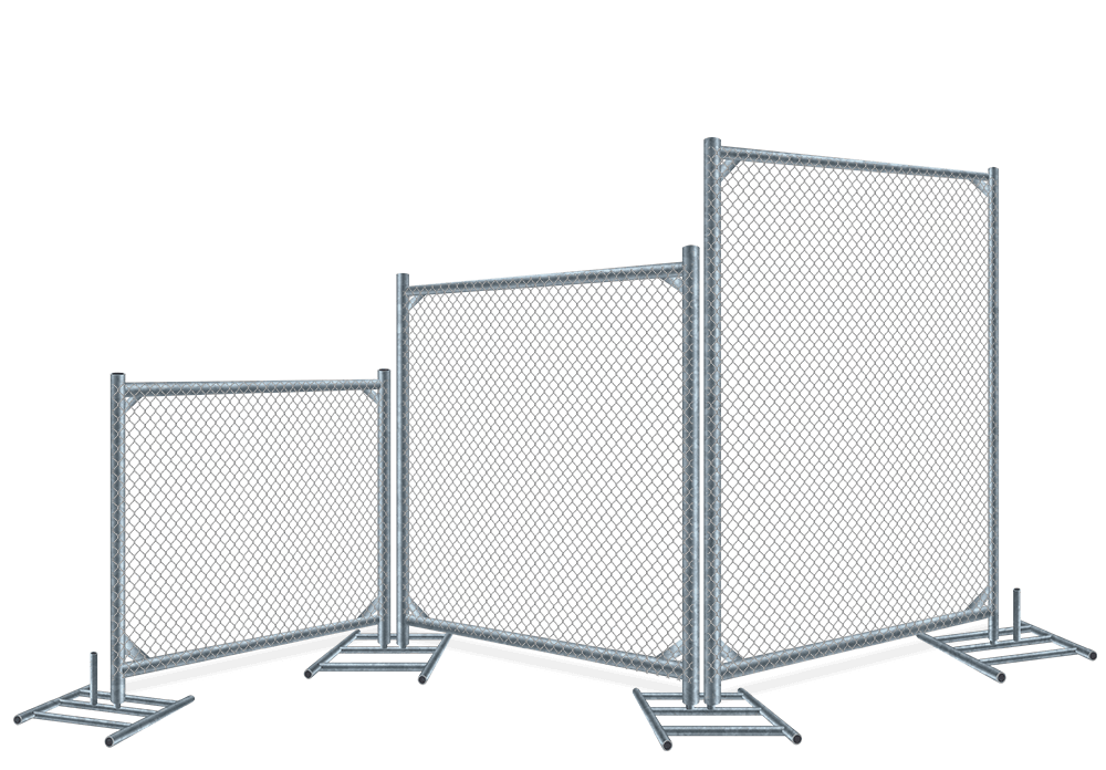Temporary fence height options Sarasota