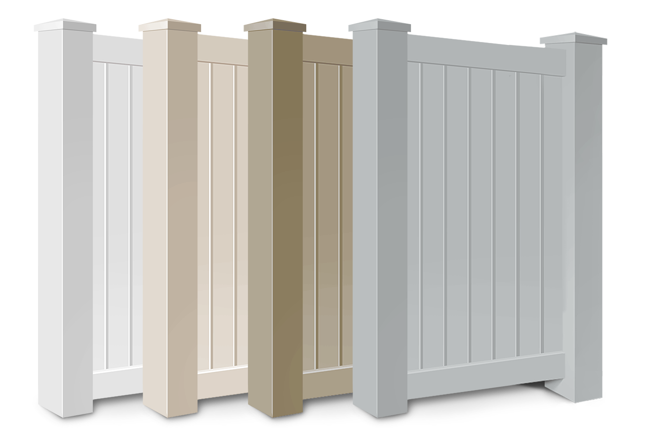Vinyl fence color choices in Sarasota