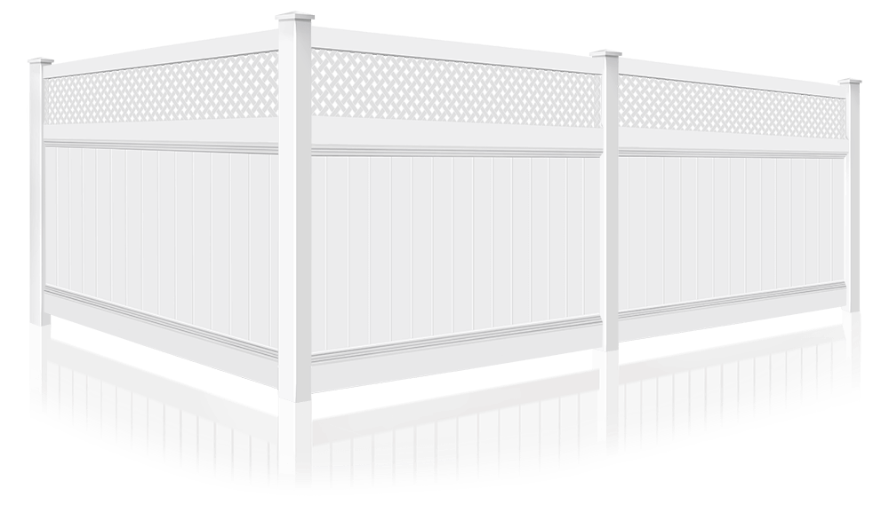 Vinyl decorative fencing in Sarasota Florida