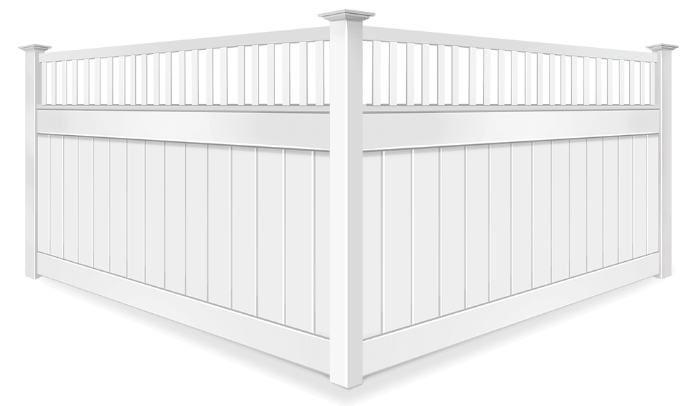 Vinyl decorative fencing in Sarasota Florida