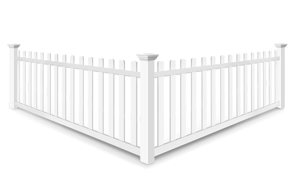 Open Picket vinyl fence contractor in Sarasota